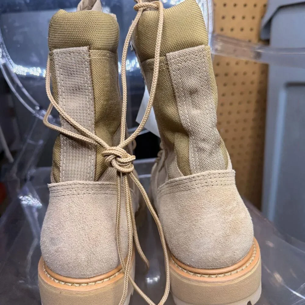 Thorogood Men's Tan and Cream Boots